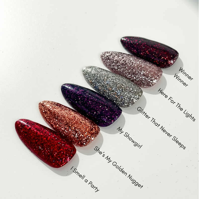 Light Elegance Fall/Winter 2026 Glitter Gel Collection (Viva Las Vegas!)