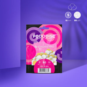Staleks PODODISC 15mm Refill Pads 50 pcs (80 Grit - White)
