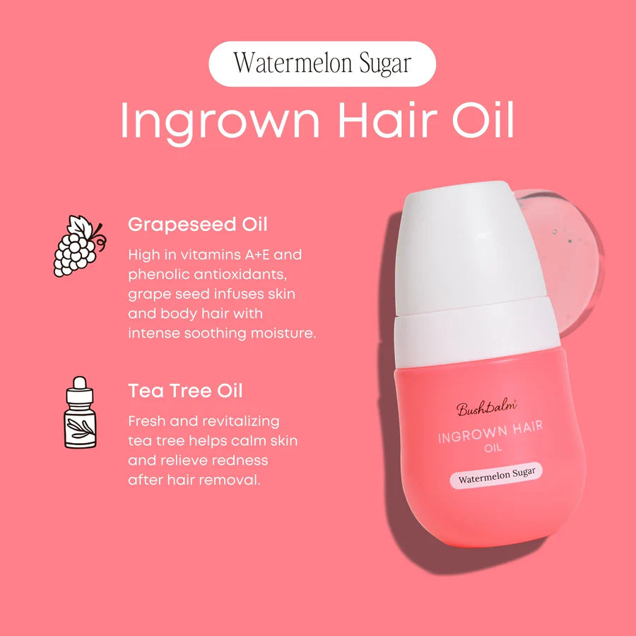 Bushbalm Watermelon Sugar Ingrown Hair Oil (30 ml)