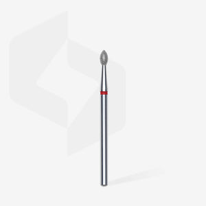 Staleks Pro Diamond Drill Bit - Red Pointed Bud 2.5/4.5 mm (Fine)