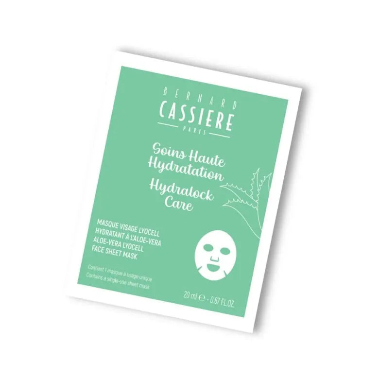 Bernard Cassière Bamboo &amp; Aloe Vera Hydralock Biocellulose Sheet Mask 2.0 (Single) - SAVE 30%*