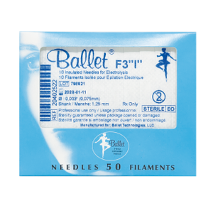 Filaments isolés en acier inoxydable Ballet 50 pièces (F3) 