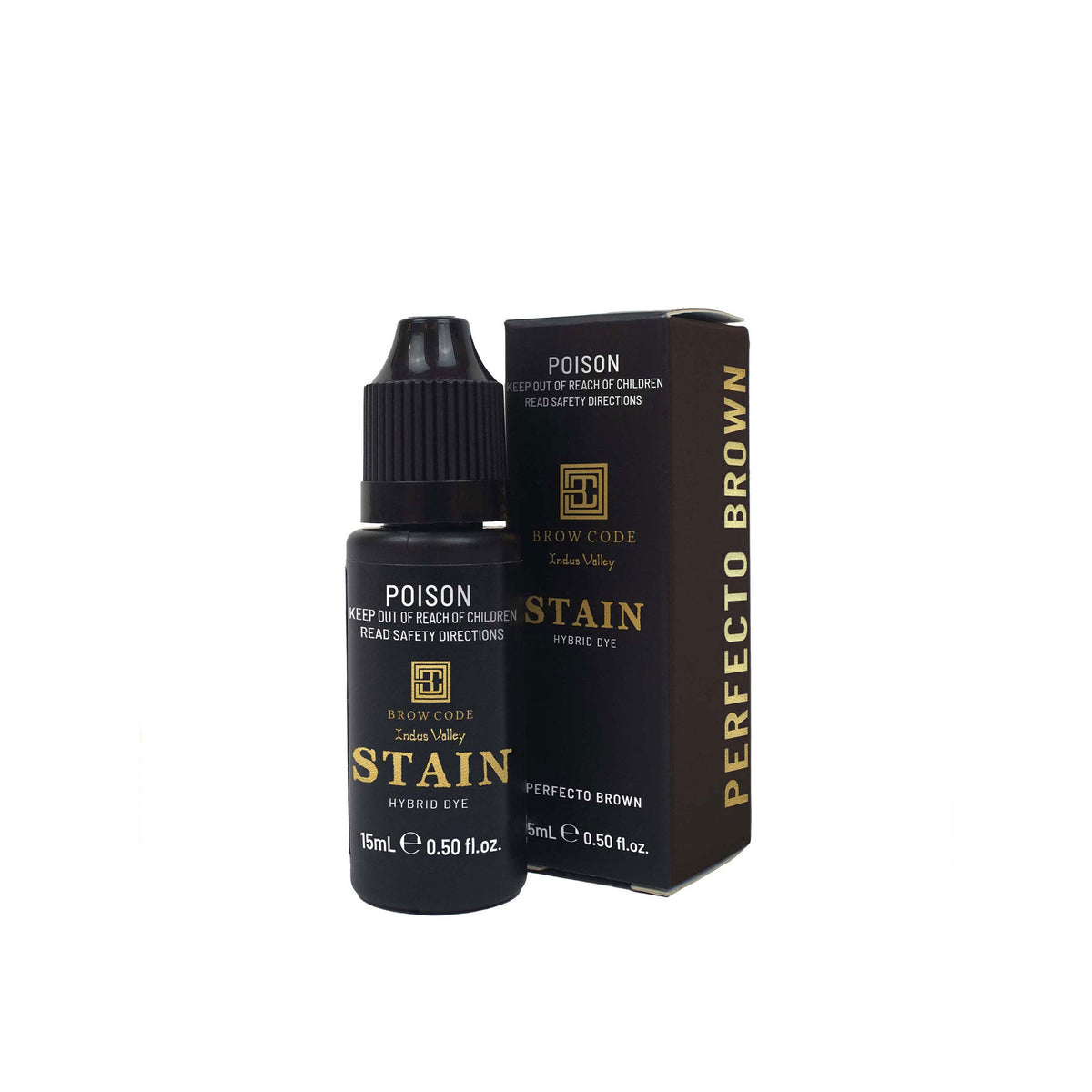 Brow Code Stain Hybrid Dye 15 ml (Perfecto Brown)