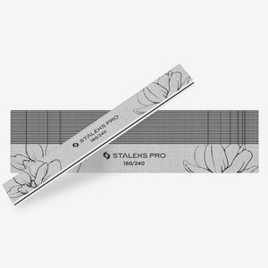 Staleks Straight Mineral Nail File 180/240 grit - Expert 20 (25 pcs)