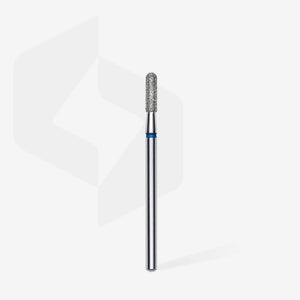 Staleks Pro Diamond Drill Bit - Blue Rounded Cylinder 2.3/8 mm (Medium)