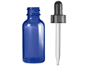 BD Blue Glass Dropper Bottle (1 oz)