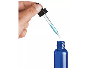 BD Blue Glass Dropper Bottle (1 oz)