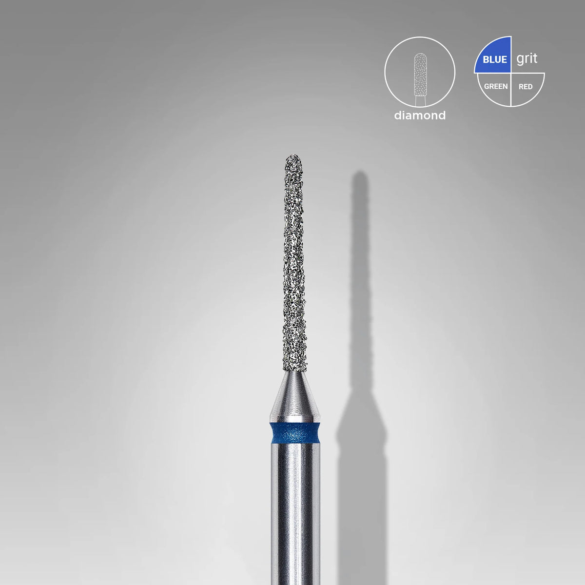 Staleks Diamond Drill Bit - Blue Needle 1/10 mm (Medium)
