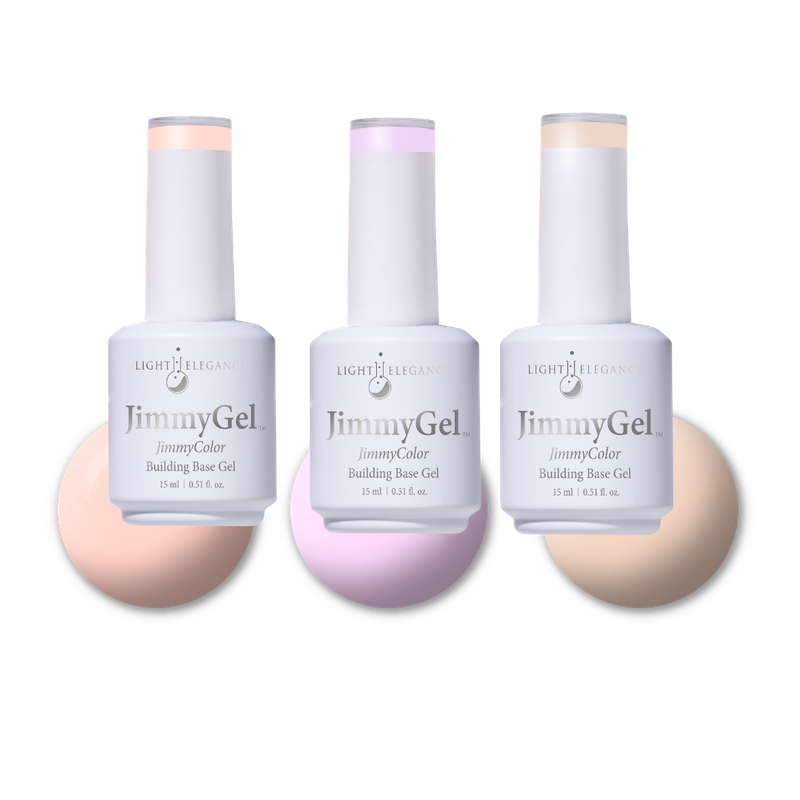 Light Elegance JimmyGel Color Soak-off Building Base 15 ml (Seaglass)