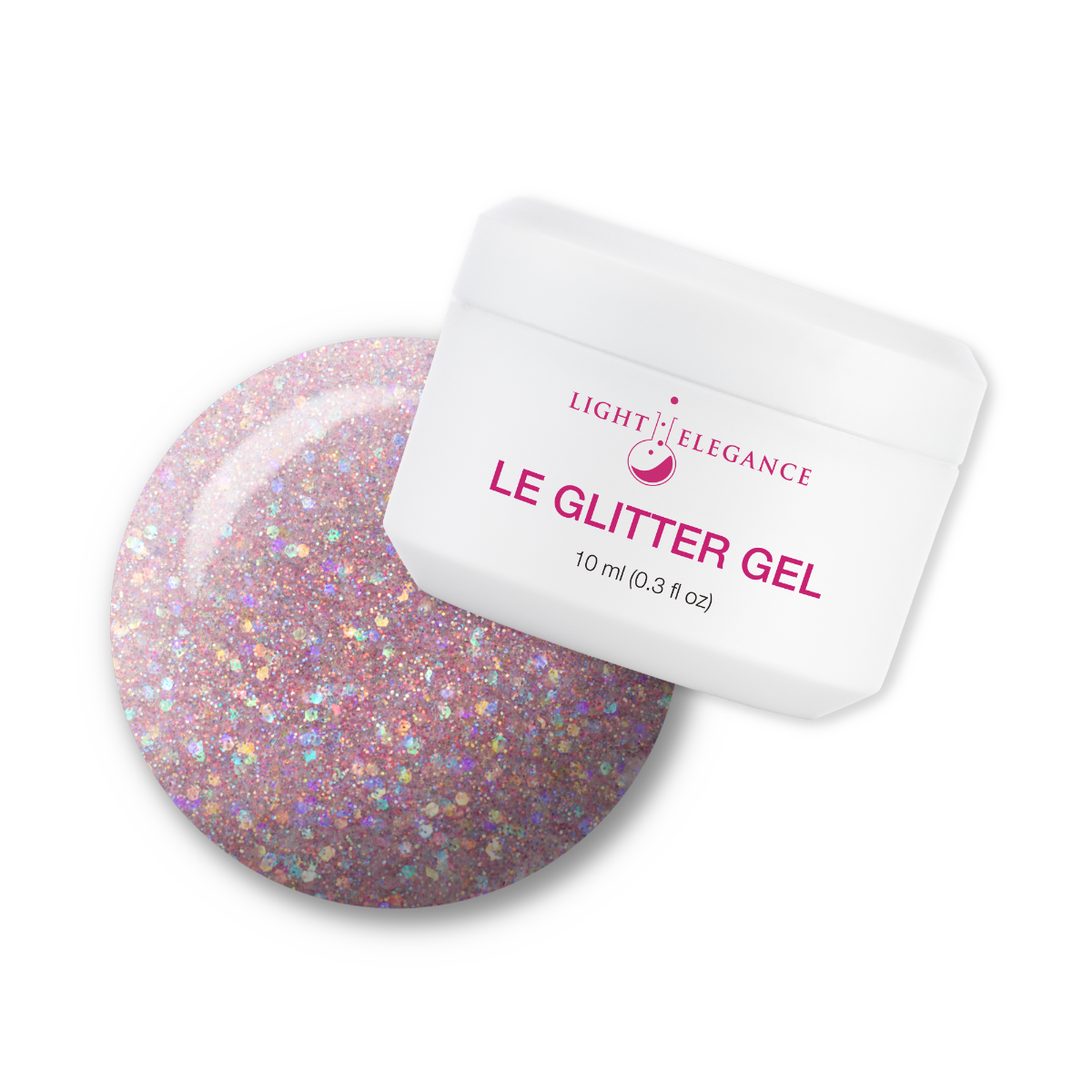 Light Elegance Glitter Gel 10 ml (Free Spirit)