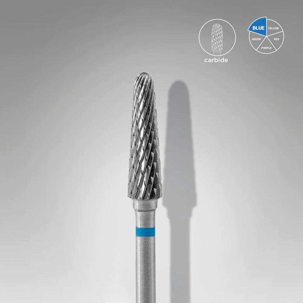 Staleks Carbide Drill Bit - Blue Frustum 4/13 mm (Standard Crosscut)