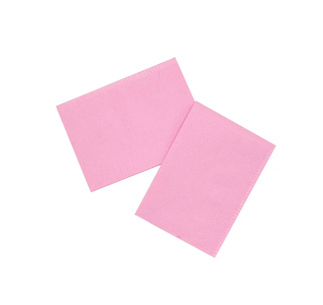 Premier Intruments Dental Bibs 125 pcs (Pink)