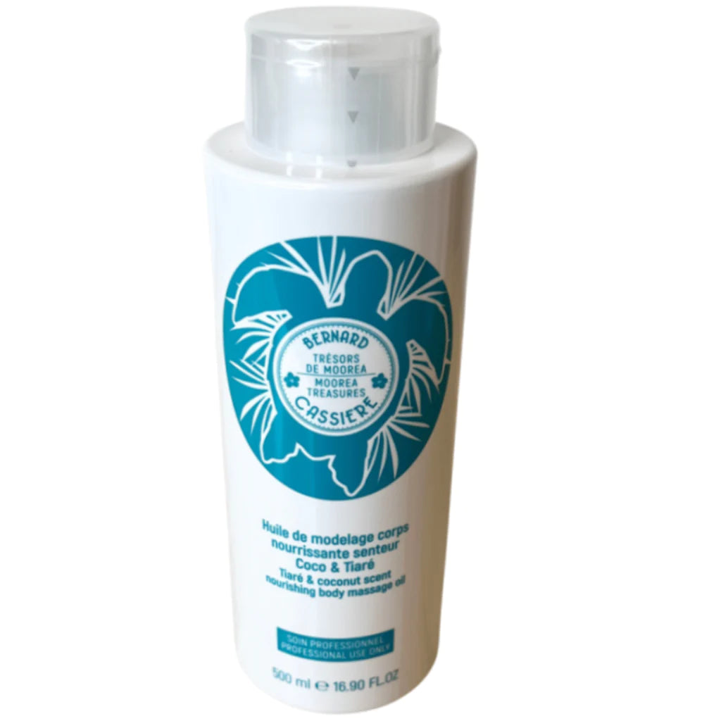 Bernard Cassière Coconut &amp; Tiare Nourishing Body Massage Oil PRO (500 ml) - SAVE 30%*