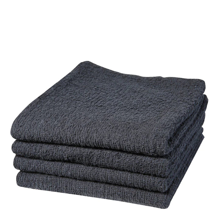 BabylissPRO Black Bleachproof Towels (12 pcs)