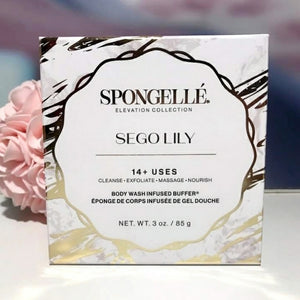 Spongellé Body Wash Infused Buffer - Elevation Collection (Sego Lily)