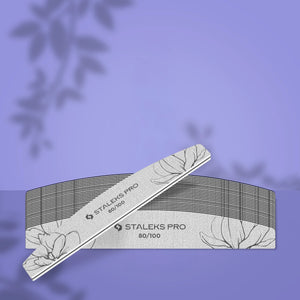 Staleks Crescent Mineral Nail File 80/100 grit - Expert 20 (25 pcs)