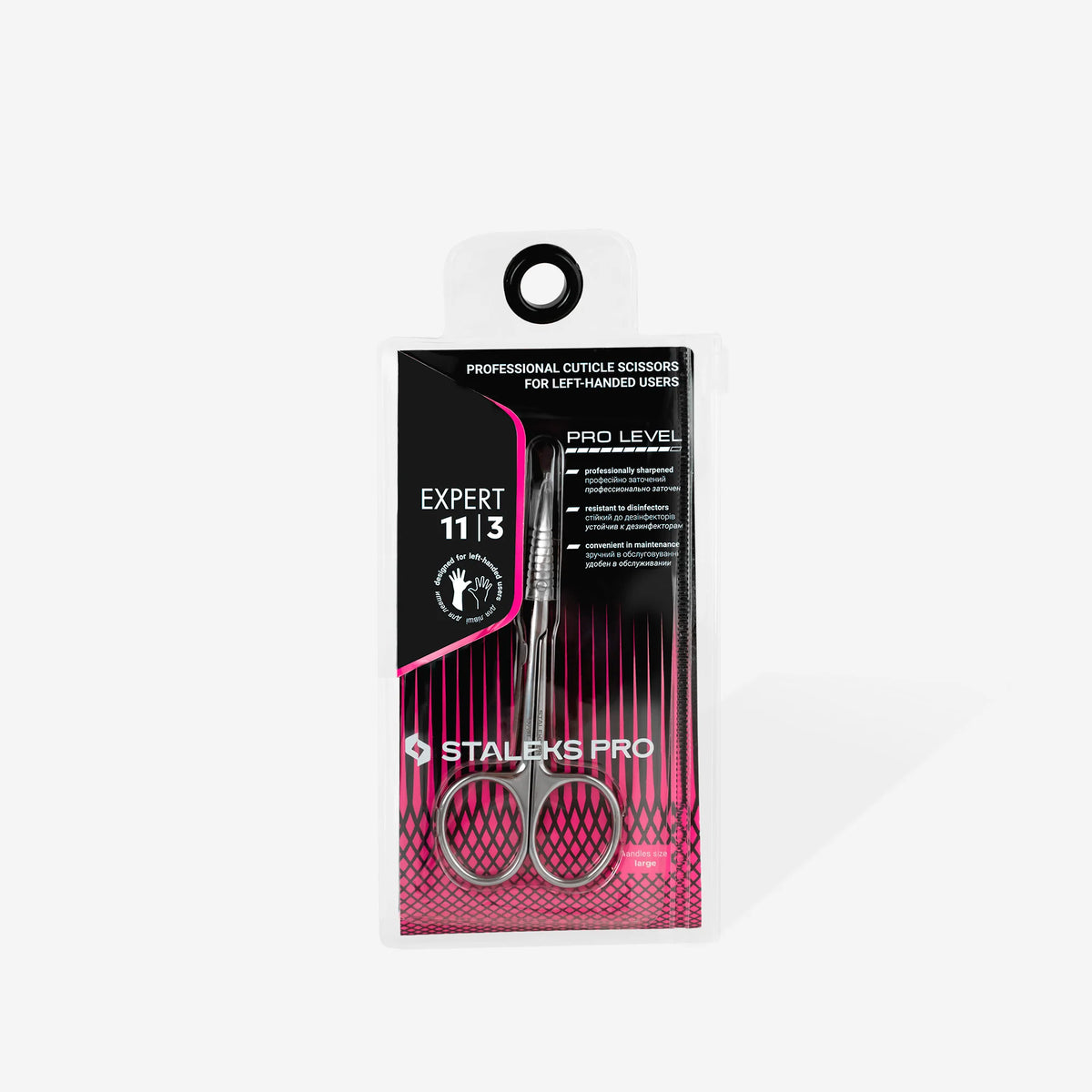 Staleks Cuticle Scissors - Left Handed - Expert 11 | 3
