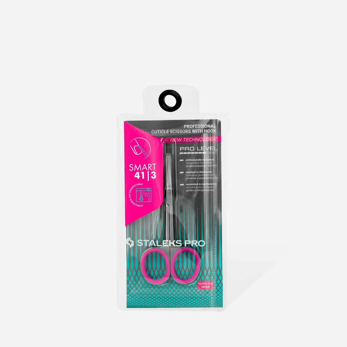 Staleks Cuticle Scissors With Hook - Smart 41 | 3