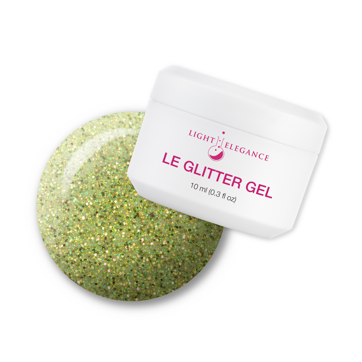 Light Elegance Glitter Gel 10 ml (Peace And Love)