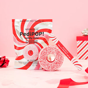 Spongellé Pedi Pop Buffer & Nail File (Candy Cane)