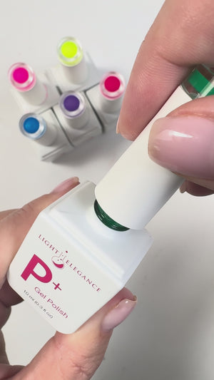 Light Elegance P+ Soak-Off Jelly Gel Polish 10 ml (Emerald Jelly)