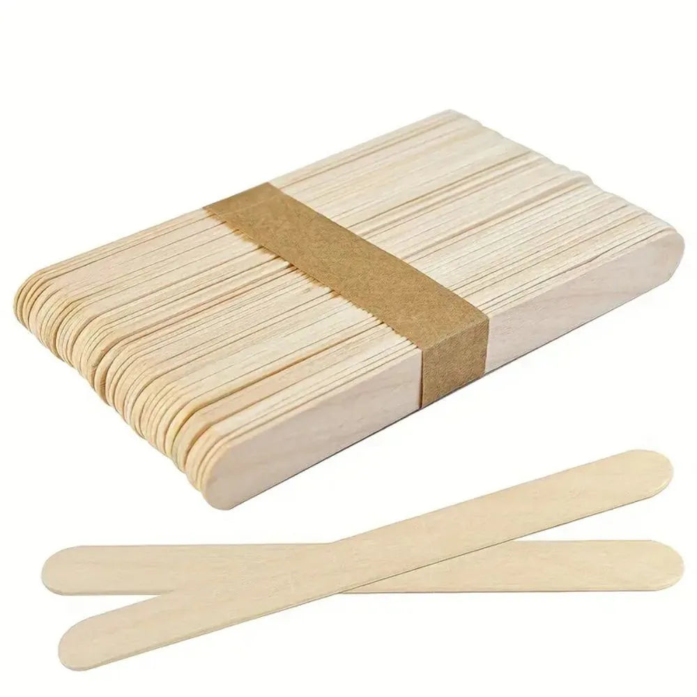 Silk B Wooden Wax Applicators 500 pcs (Large)
