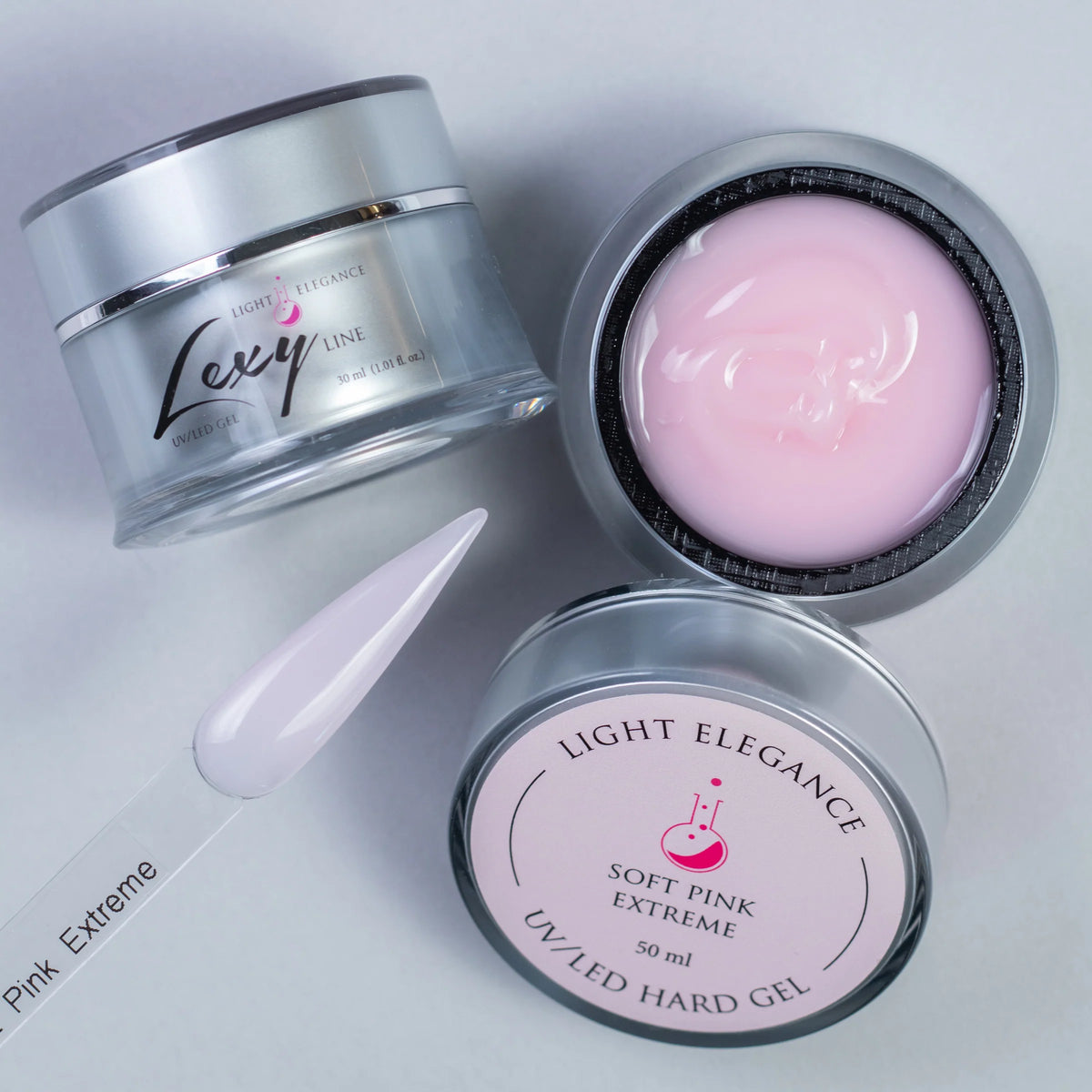 Light Elegance Lexy Line Extreme Building Gel 120 ml (Soft Pink)