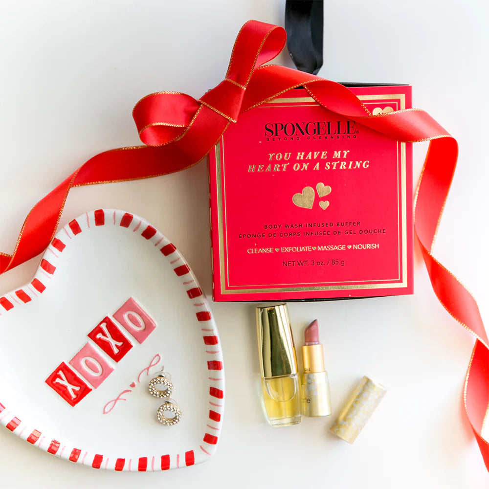 Spongellé Body Wash Infused Buffer - Heart On A String (Camelia Rose)*