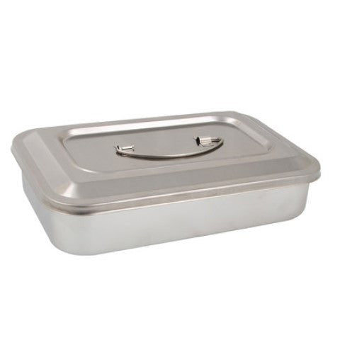 BD Stainless Steel Instrument Sterilization Tray (w/ lid)