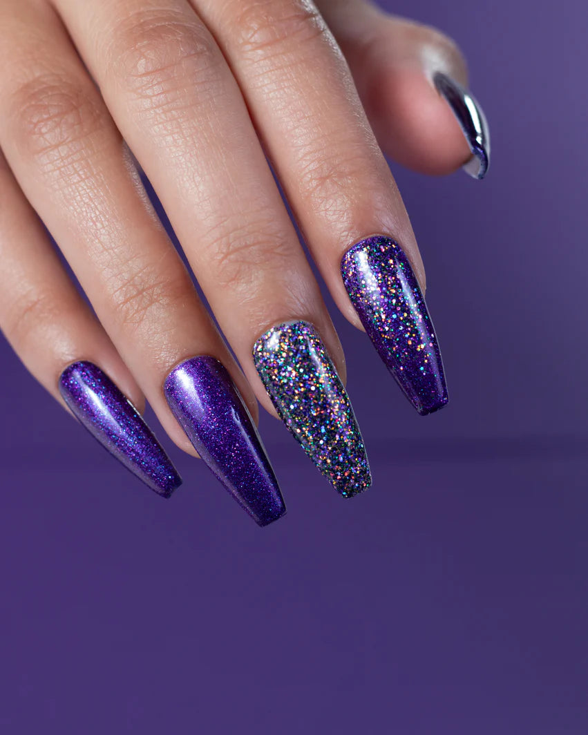 Light Elegance P+ Soak-Off Glitter Gel Polish 10 ml (Filthy Witch) - Halloween Edition - SAVE 20%*