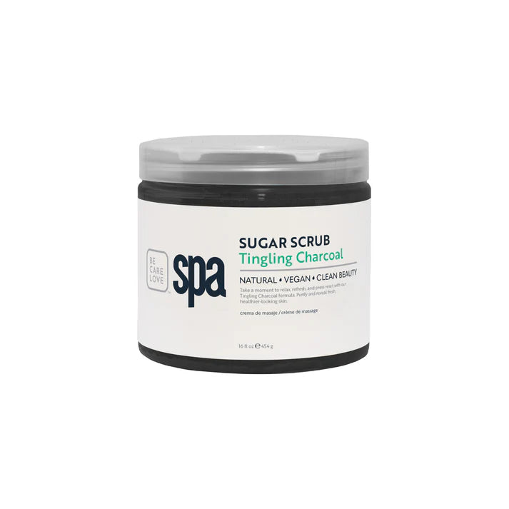 BCL Tingling Charcoal Sugar Scrub (16 oz)