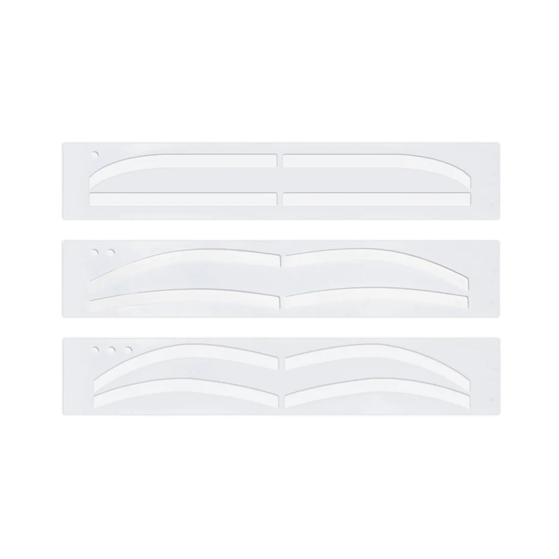 Brow Code Stencils (3 Shapes/6 Pieces)