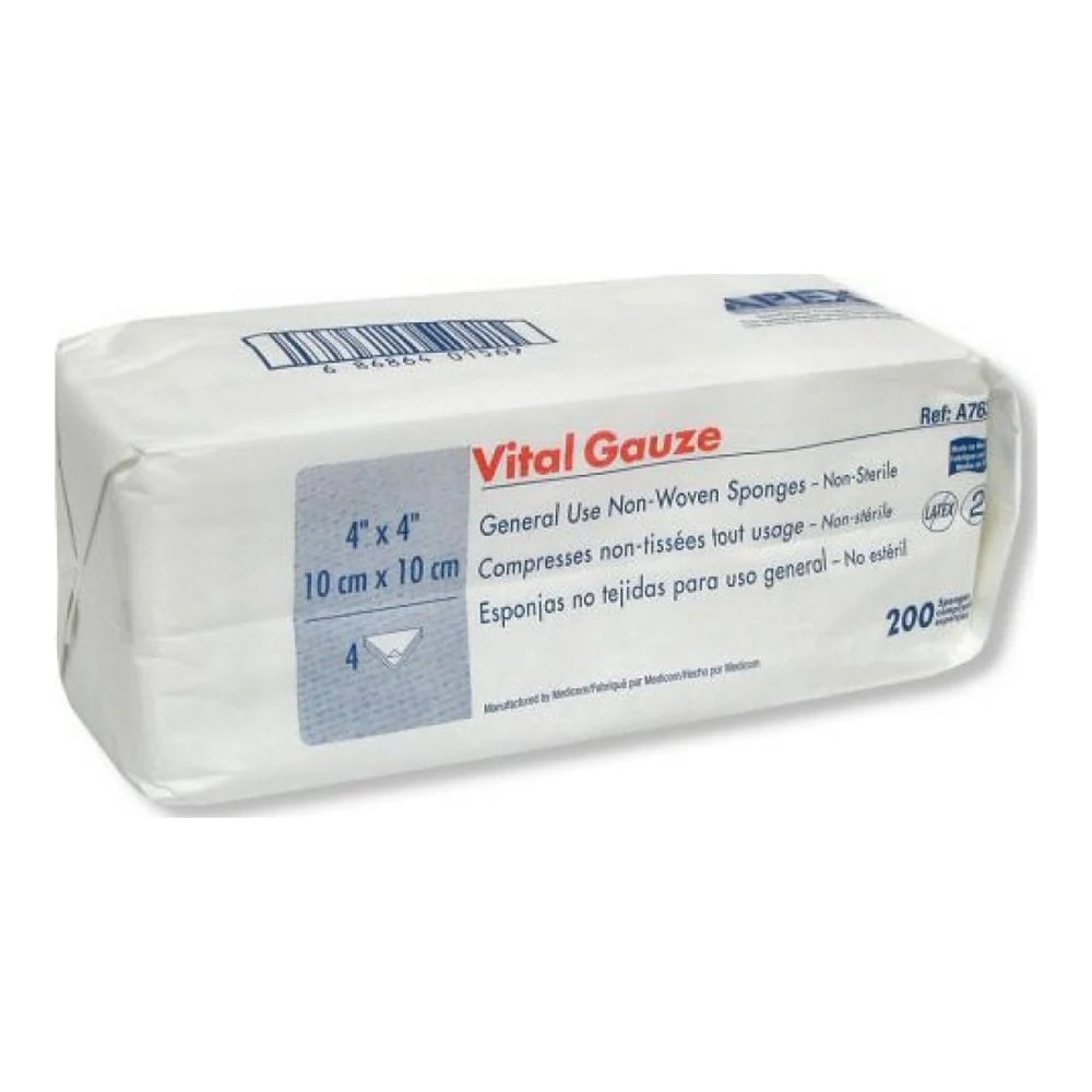 Vital Non-Woven Wipes 4"x4" (200 pcs)