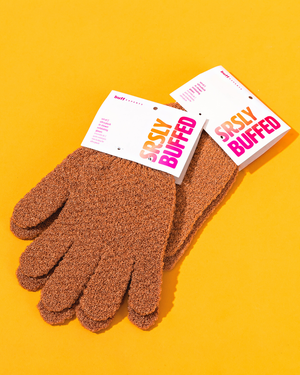 Buff Experts SRSLY Buffed In-Shower Exfoliating Gloves