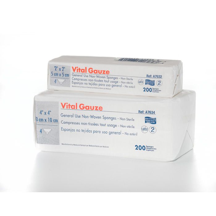 Vital Non-Woven Wipes 4&quot;x4&quot; (200 pcs)
