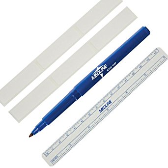 Surgical Skin Marker with Ruler (Blue Pen)