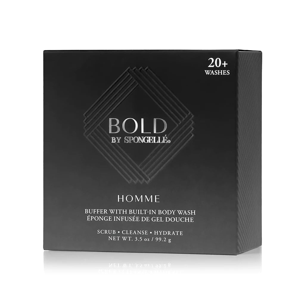 Spongellé Men&#39;s Body Wash Infused Buffer - Homme Collection (Bold)*