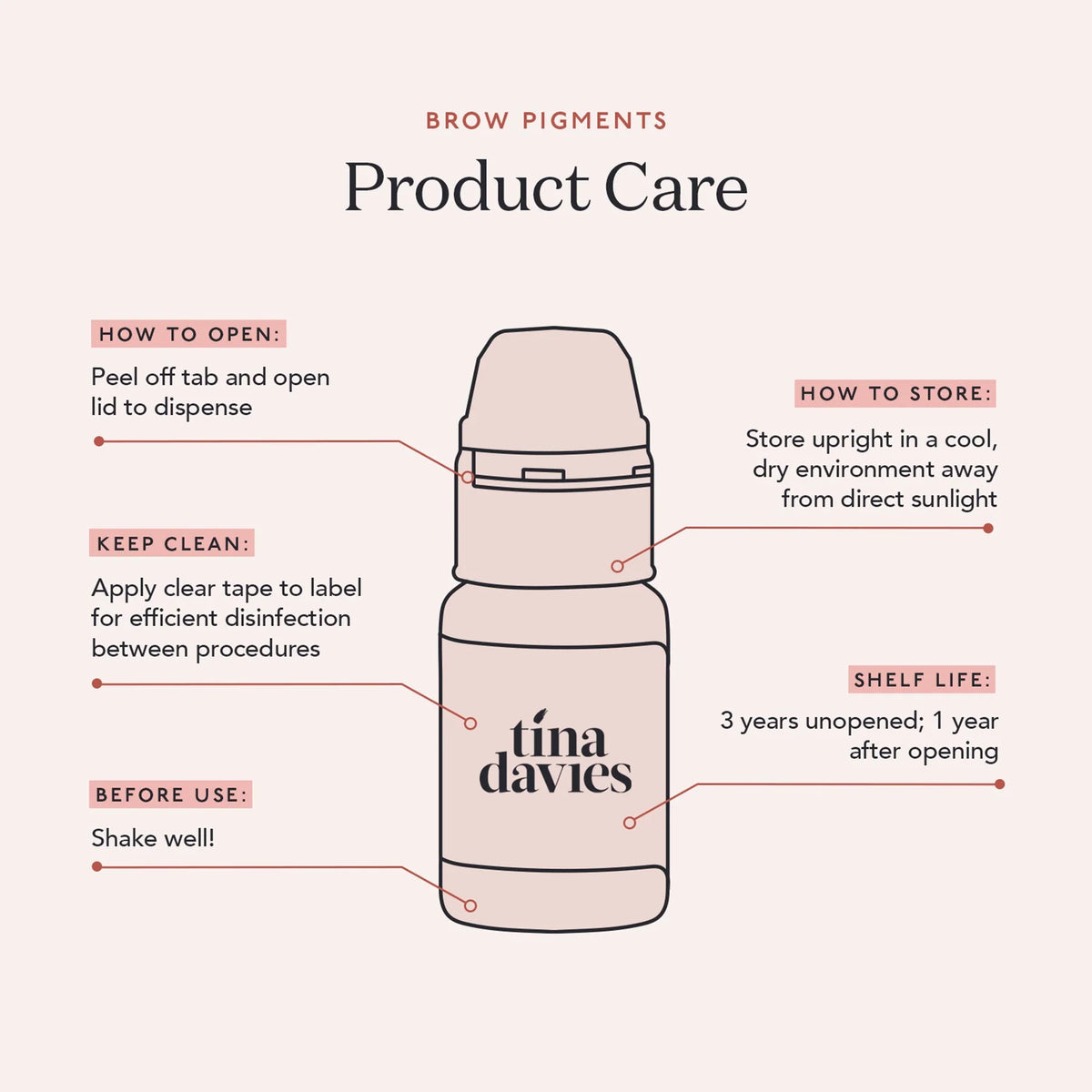 Tina Davies I &lt;3 INK Brow Pigment 15 ml (Grey) - SAVE 15%*