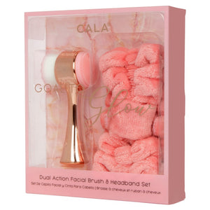 Cala Goal to Glow Facial Brush & Headband Set (Rose Gold)*