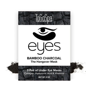 ToGoSpa Bamboo Charcoal Eyes (3 Pairs) - DEAL (10) SAVE $19.50 (JAN/FEB)