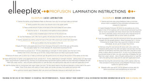Elleebana Elleeplex ProFusion Lash &amp; Brow Lamination Étape 1 et 2 Recharges (Pack de 10 Shots)