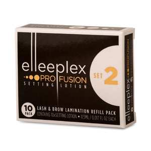 Elleebana Elleeplex Profusion Lash & Brow Lamination Refills - STEP 2 Setting Lotion (10 Sachets)