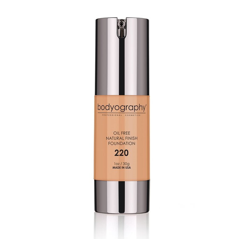 Bodyography Natural Finish Liquid Foundation (#220 Med/Dark Cool) - SAVE 20%*