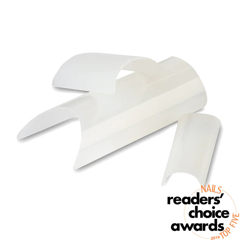 Light Elegance Natural Cylinder Nail Tip Kit - Sizes #1-10 (400 pcs)