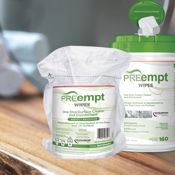 PREempt RTU Wipes Refill (160 Sheets) - Beauty Depot