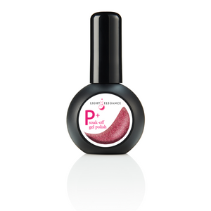 Light Elegance P+ Soak Off Glitter Gel Polish 15 ml (Long Distance Love) - SAVE 70%*