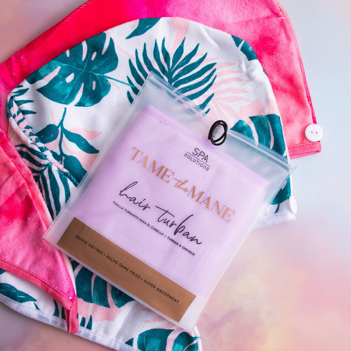 Spa Solutions Hair Turban (Lavender) Beauty Depot