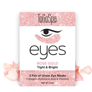ToGoSpa - Rose Gold Eyes 3pk