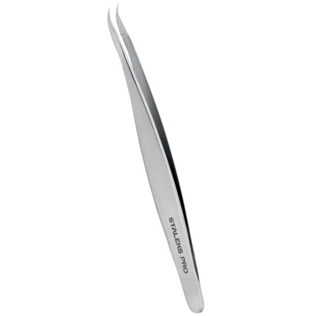 Pince à épiler pour extensions de cils Staleks Pro - Courbée - Expert 41 | 3