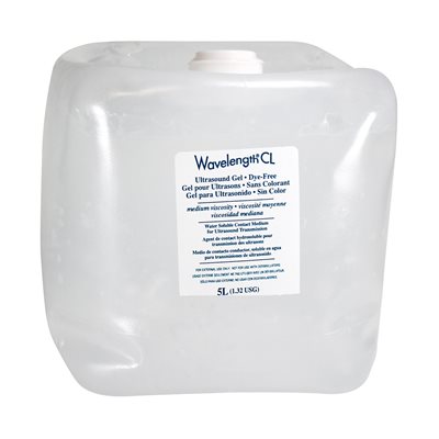 Wavelength CL Ultrasound Gel - Clear (5 Litres)